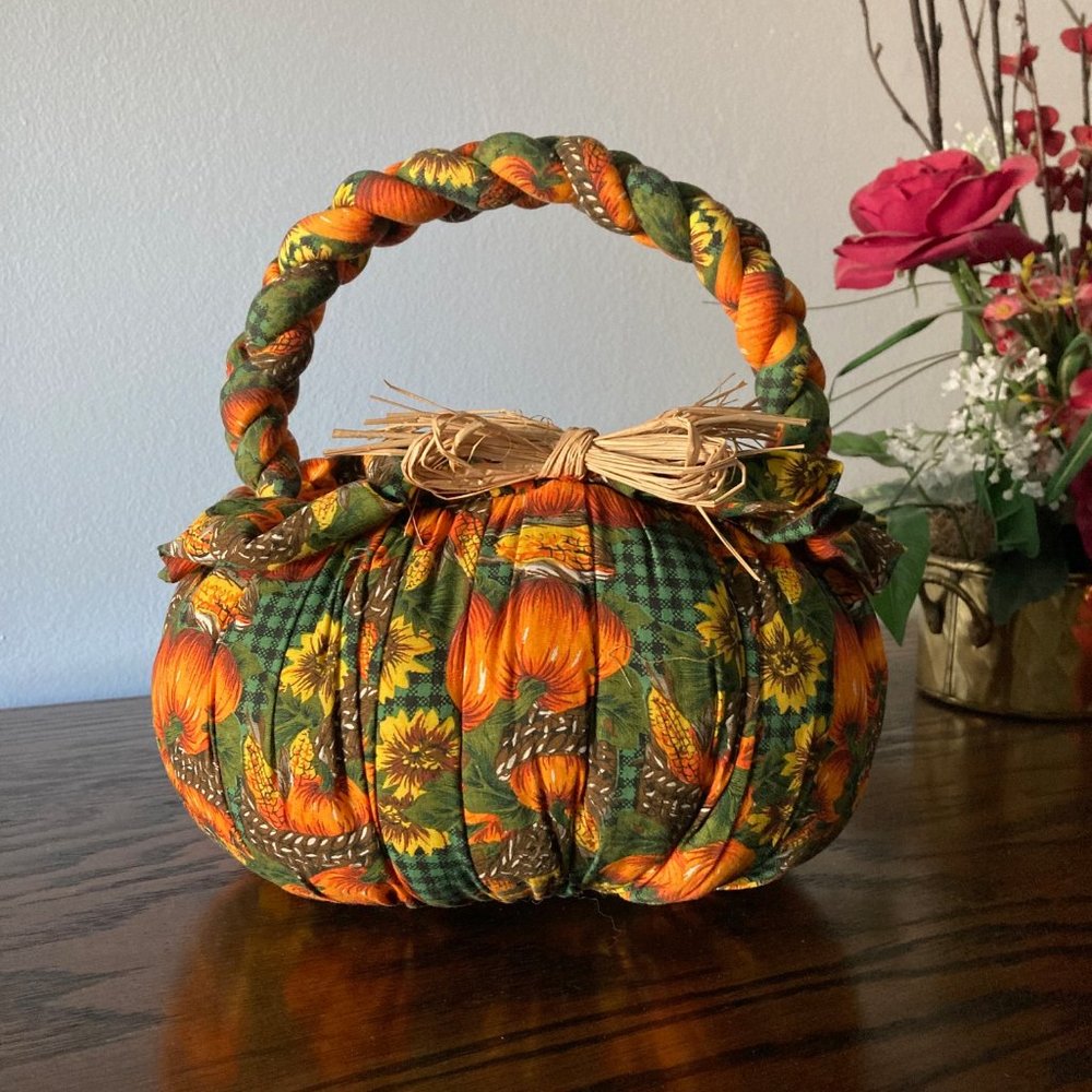 NWT * Fabric Pumpkin